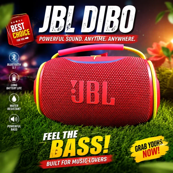 HD100 15W Bluetooth Speaker with Double Diaphragm & Heavy Bass